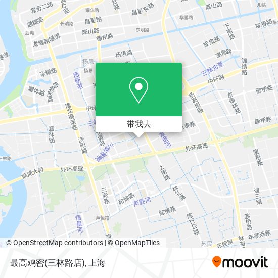 最高鸡密(三林路店)地图