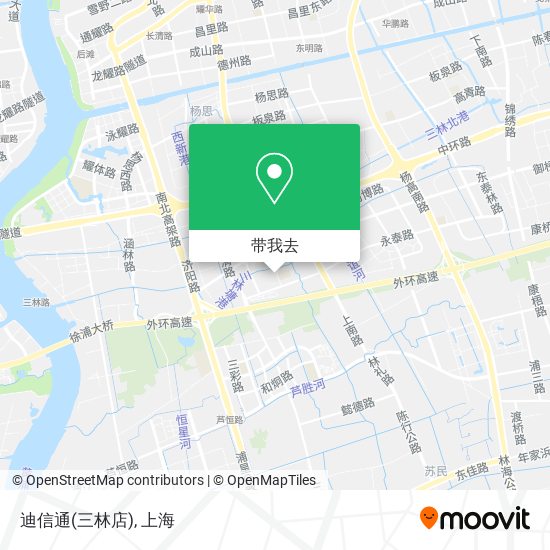 迪信通(三林店)地图