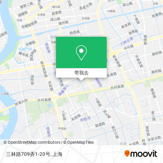 三林路709弄1-20号地图
