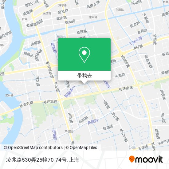 凌兆路530弄25幢70-74号地图