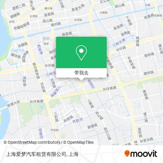 上海爱梦汽车租赁有限公司地图