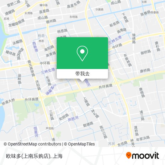 欧味多(上南乐购店)地图