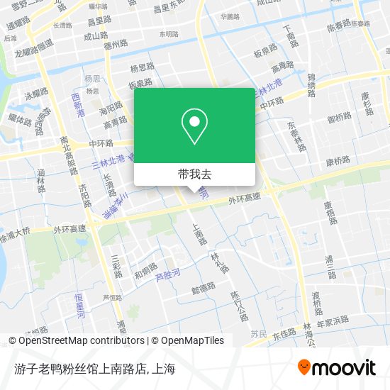 游子老鸭粉丝馆上南路店地图