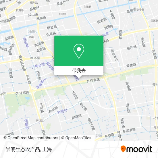 崇明生态农产品地图