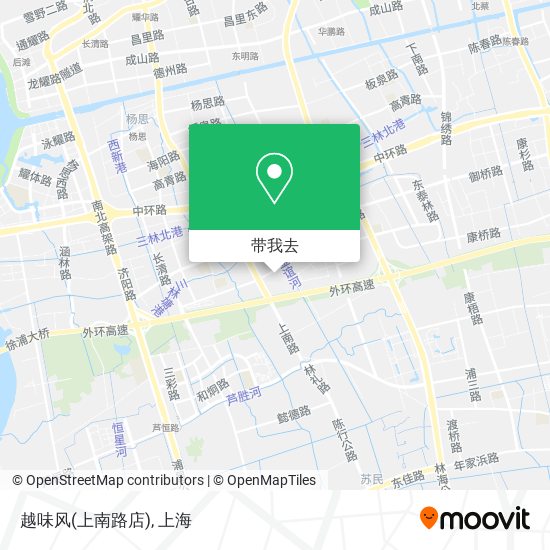 越味风(上南路店)地图