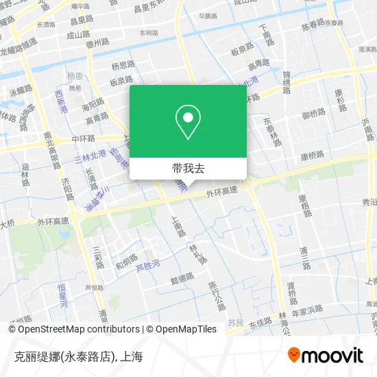 克丽缇娜(永泰路店)地图