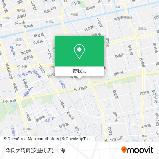 华氏大药房(安盛街店)地图