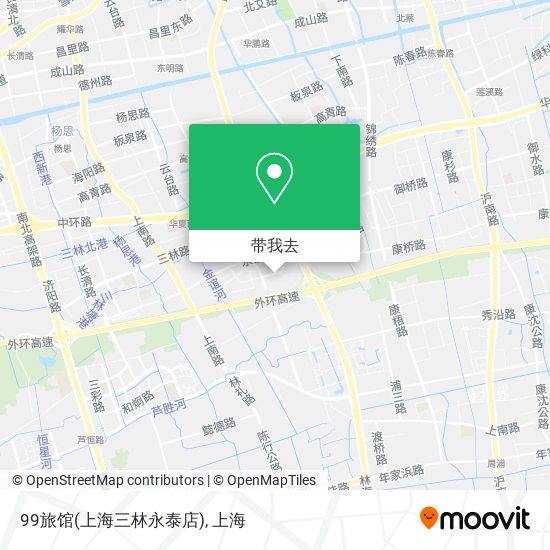 99旅馆(上海三林永泰店)地图