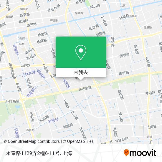 永泰路1129弄2幢6-11号地图