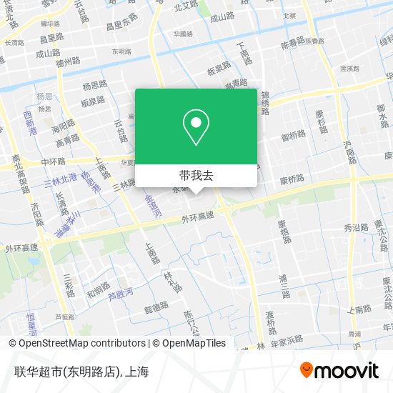 联华超市(东明路店)地图