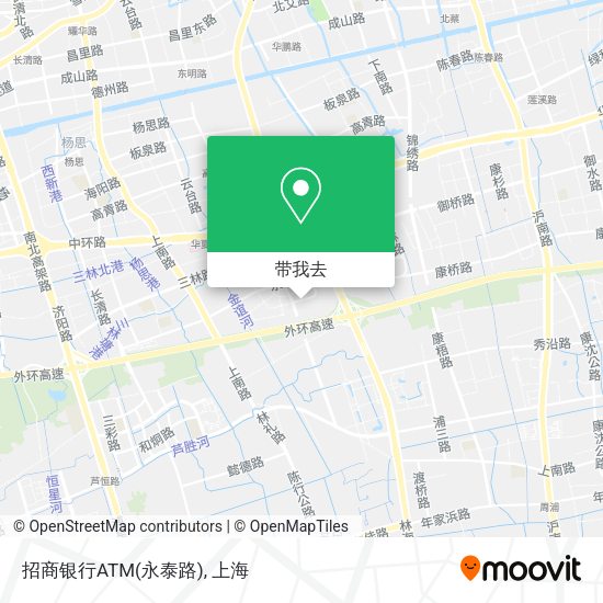招商银行ATM(永泰路)地图