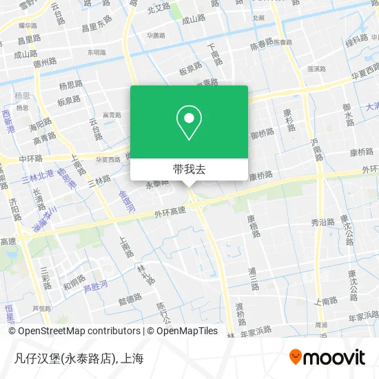 凡仔汉堡(永泰路店)地图