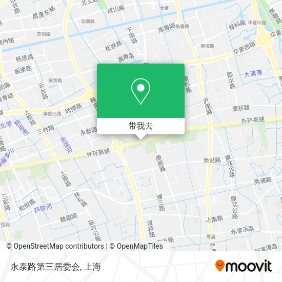 永泰路第三居委会地图