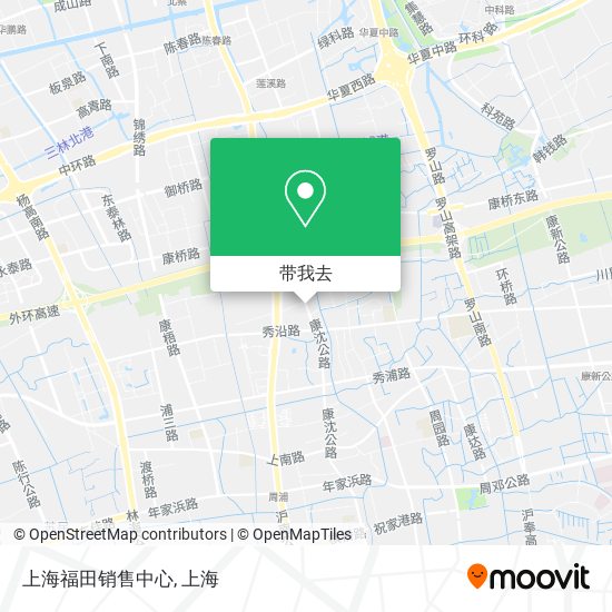 上海福田销售中心地图