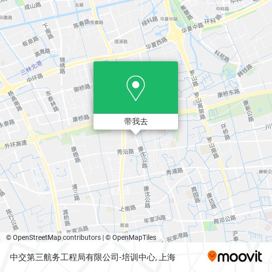 中交第三航务工程局有限公司-培训中心地图