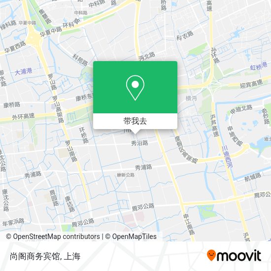 尚阁商务宾馆地图