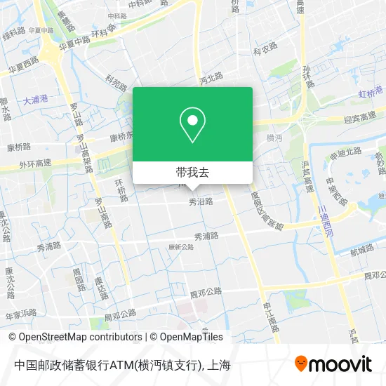 中国邮政储蓄银行ATM(横沔镇支行)地图