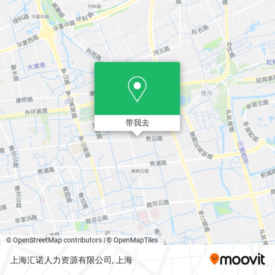 上海汇诺人力资源有限公司地图
