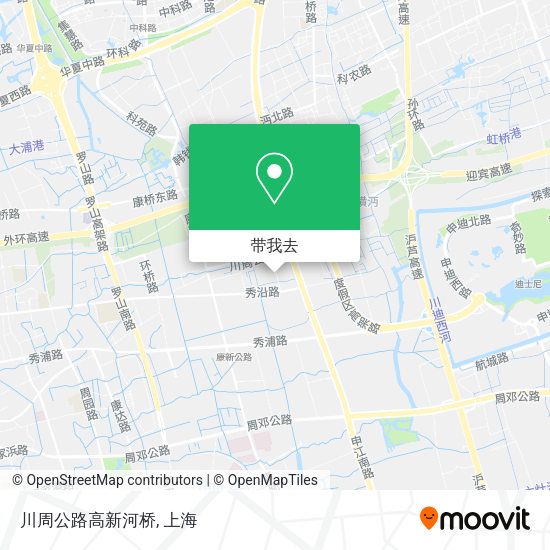 川周公路高新河桥地图