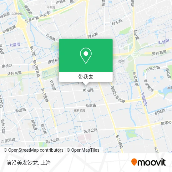 前沿美发沙龙地图