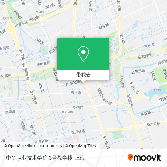 中侨职业技术学院-3号教学楼地图