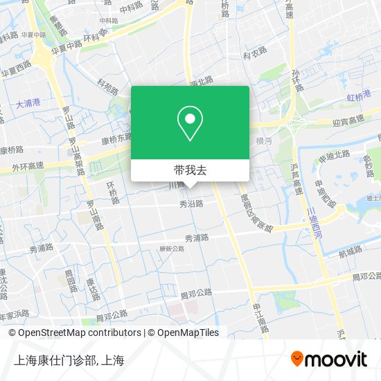 上海康仕门诊部地图