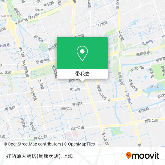 好药师大药房(周康药店)地图