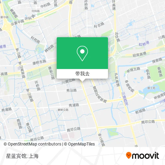 星蓝宾馆地图