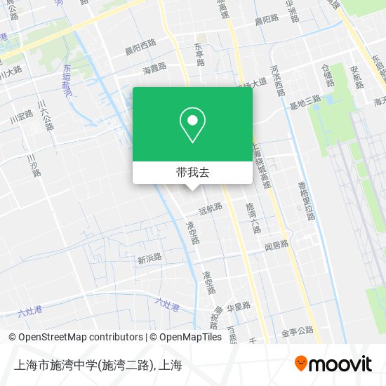 上海市施湾中学(施湾二路)地图
