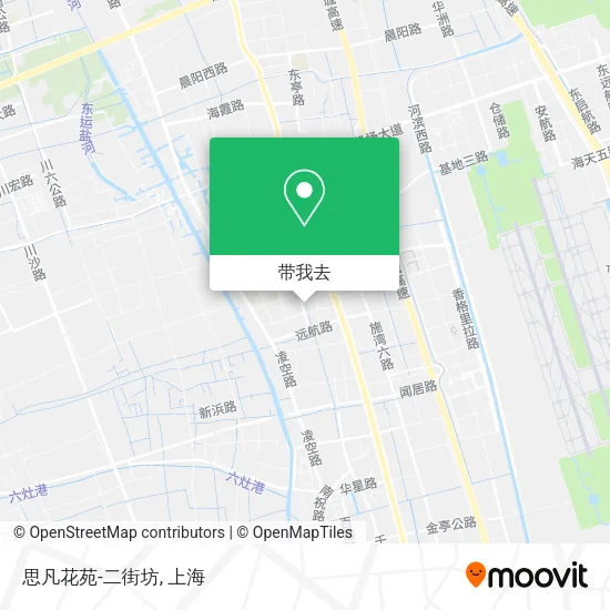 思凡花苑-二街坊地图