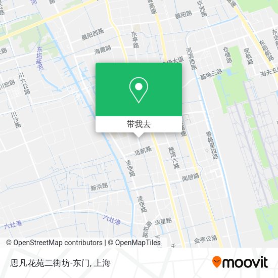 思凡花苑二街坊-东门地图