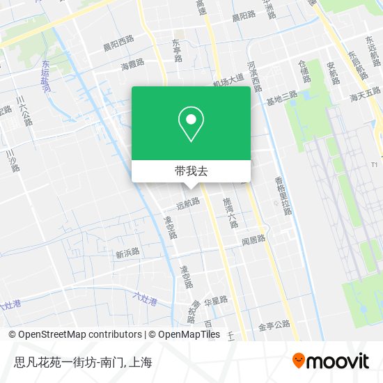 思凡花苑一街坊-南门地图
