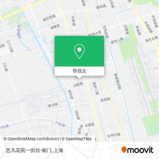 思凡花苑一街坊-南门地图