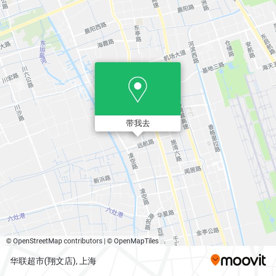 华联超市(翔文店)地图