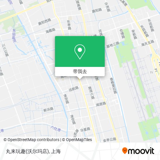 丸来玩趣(沃尔玛店)地图