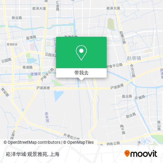 崧泽华城·观景雅苑地图