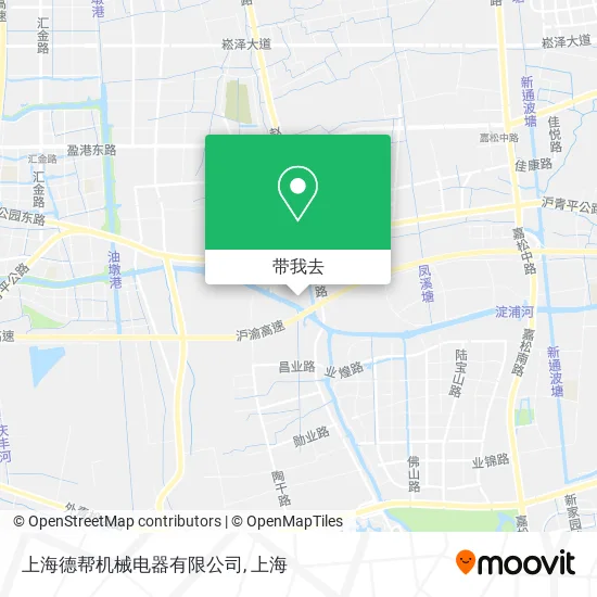 上海德帮机械电器有限公司地图