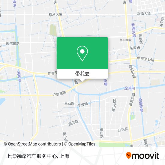 上海强峰汽车服务中心地图