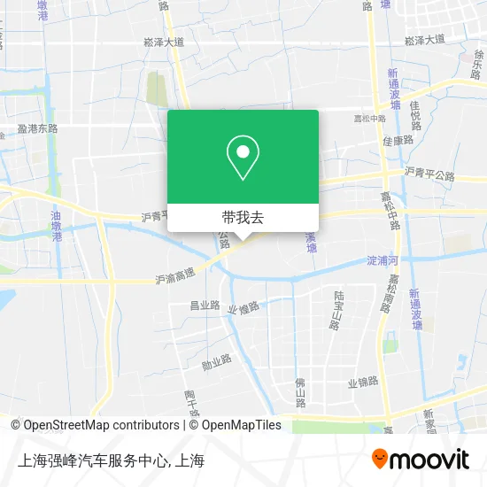 上海强峰汽车服务中心地图