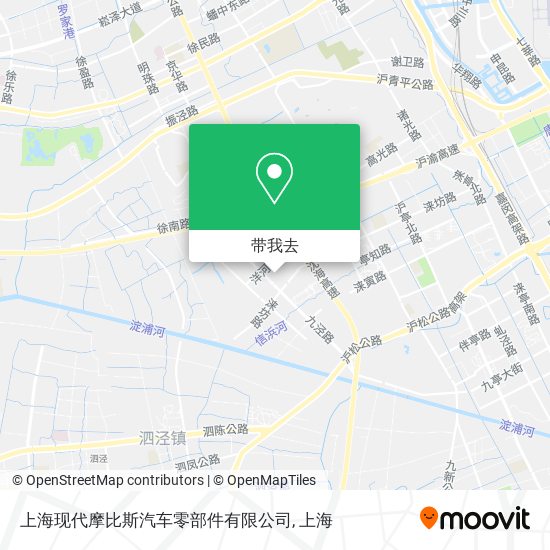 上海现代摩比斯汽车零部件有限公司地图