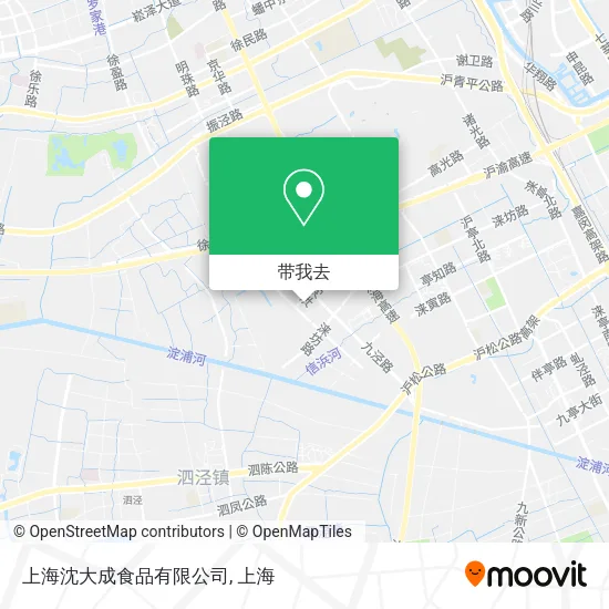 上海沈大成食品有限公司地图