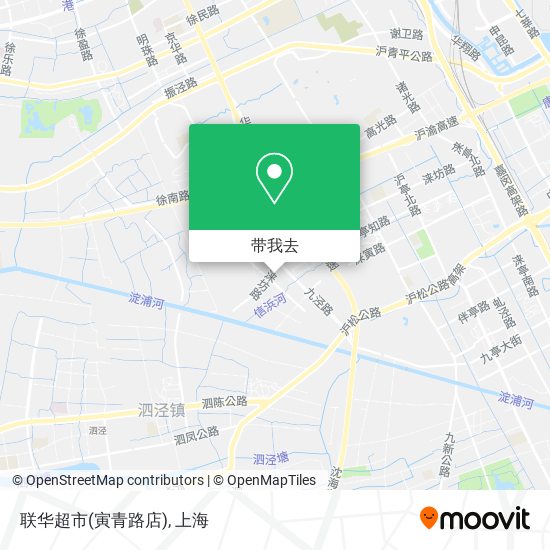 联华超市(寅青路店)地图