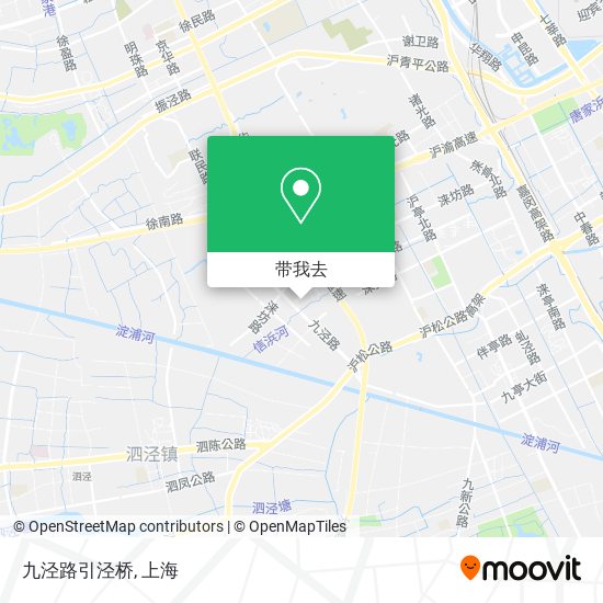 九泾路引泾桥地图