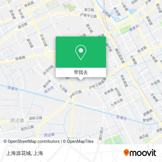 上海源花城地图