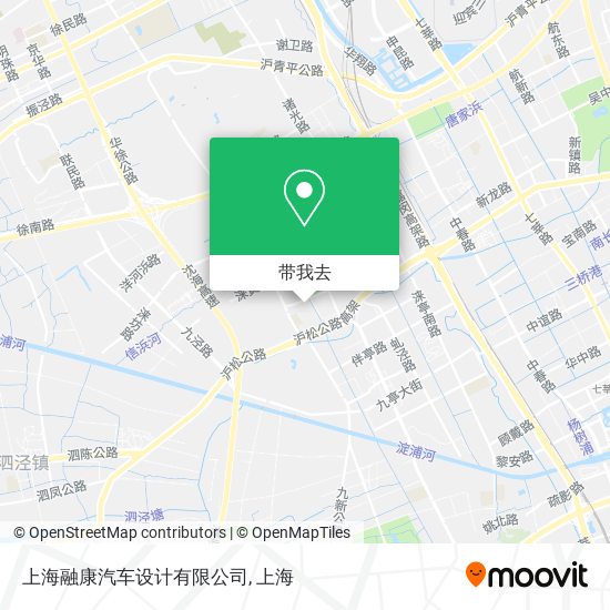 上海融康汽车设计有限公司地图