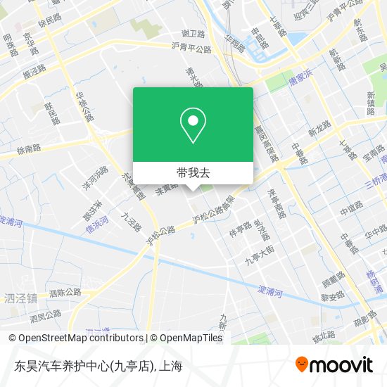 东昊汽车养护中心(九亭店)地图