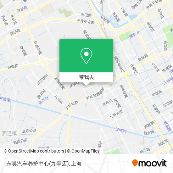 东昊汽车养护中心(九亭店)地图
