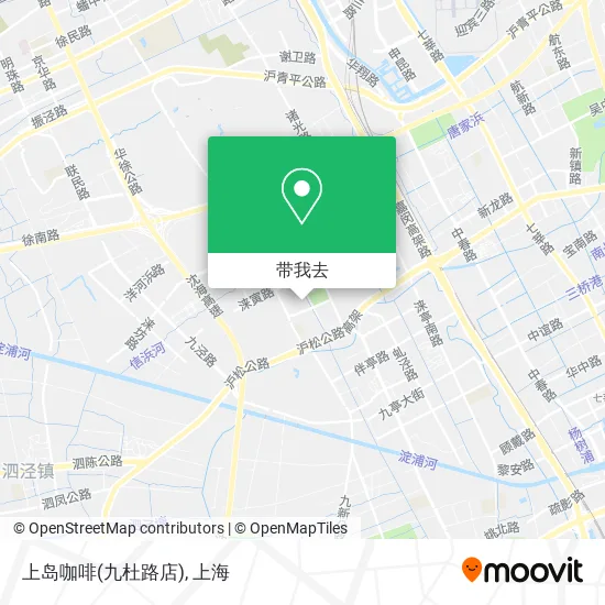 上岛咖啡(九杜路店)地图