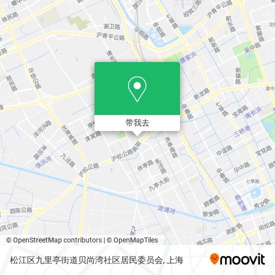 松江区九里亭街道贝尚湾社区居民委员会地图