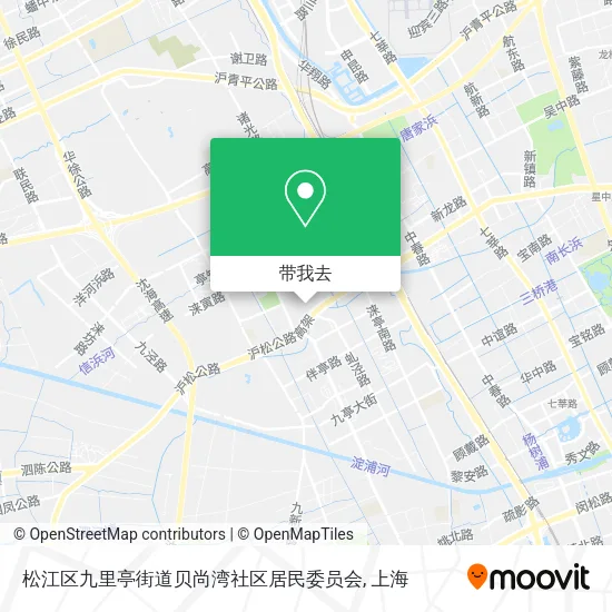松江区九里亭街道贝尚湾社区居民委员会地图